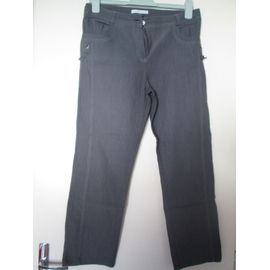 Pantalon Toile Grise T38