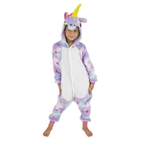 Déguisement Combinaison Licorne Avec Étoiles Enfant - Taille: 11-14 Ans (154 Cm)