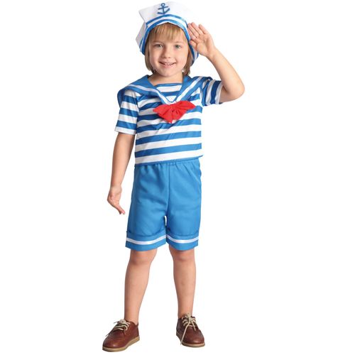 Déguisement Marin Garçon - Taille: M 7-9 Ans (120-130 Cm)