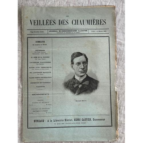 Les Veillées Des Chaumières . 4 Février 1899. No 28. Journal, Illustré Paraissant Le Mercredi Et Le Samedi.