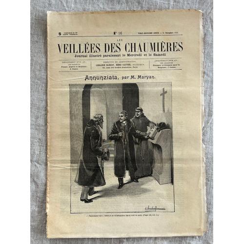 Les Veillées Des Chaumières . 24 Décembre 1898. No 16 . Journal, Illustré Paraissant Le Mercredi Et Le Samedi.