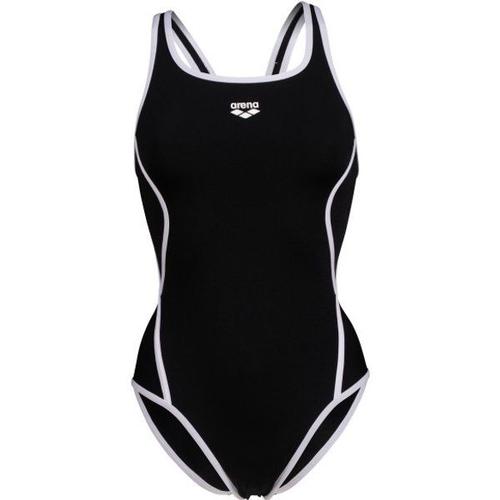 Women's Pro File Swimsuit V Back Maillot De Bain Taille 46, Noir