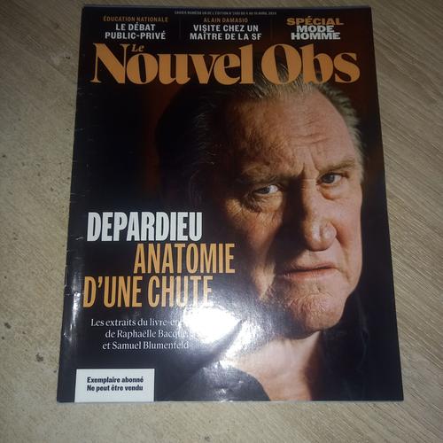 Revue Nouvel Obs N° 3105 Du 4 Au 10 Avril 2024' - Depardieu - Anatomie D'une Chute