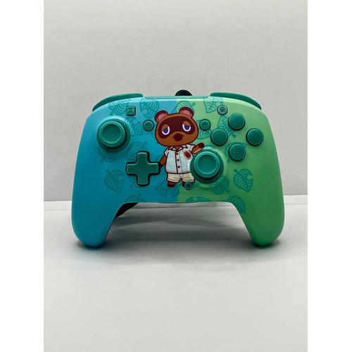 Manette Officielle Nintendo Switch Filaire - Animal Crossing + 1 Analogue
