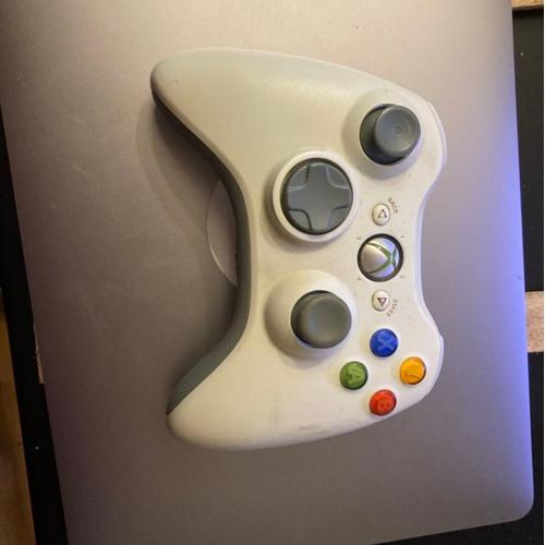 Manette Xbox 360 Blanche Officiel Microsoft