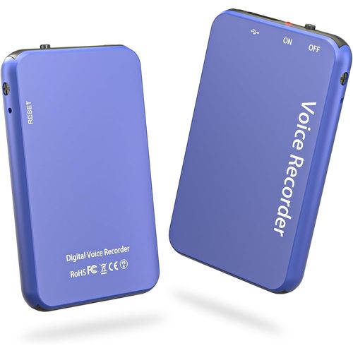 Vormooi 58Go Dictaphone, Enregistreur Vocal Numérique avec Une Capacité D'enregistrement de 850 Heures et Une Autonomie de 35 Heures, Dictaphone Enregistreur Vocal pour Conférences Cours