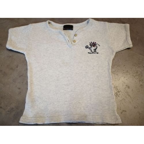 T-Shirt Beige Cotelé Taille 5 Ans Galipette