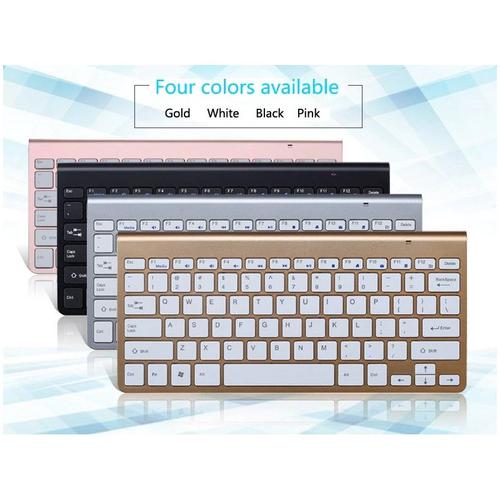 Clavier Sans Fil Metal pour PC ALIENWARE USB QWERTY Piles - OR