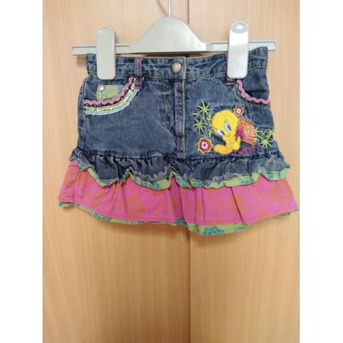 Jupe En Jean Tweety ! Taille 4 Ans