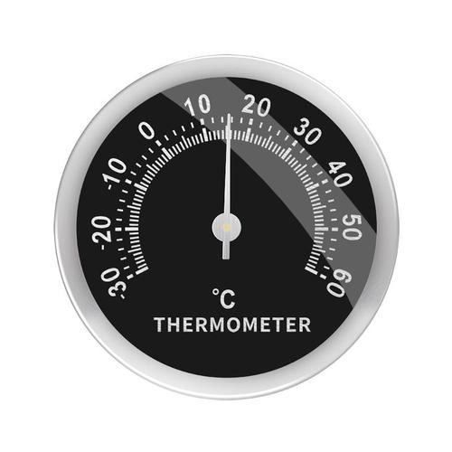Mini thermomètre de voiture 58 mm - Affichage mécanique analogique de la température avec autocollant thermomètre de voiture maison mini thermomètre de voiture MNS
