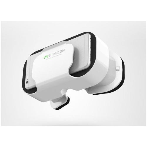 Casque Vr 5.0 Pour Huawei Nova Smartphone Réalité Virtuelle Lunette Jeux 3d Reglable (Blanc)