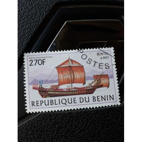 Timbre Bateau Bénin 1997 Tp6
