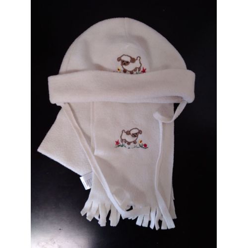 Ensemble Bonnet Et Écharpe En Laine Polaire
