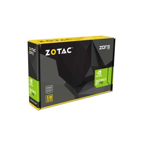 Carte Graphique ZOTAC GEFORCE GT 710 ZONE Edition 1G 64BITS DDR3