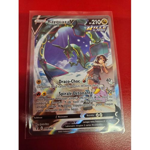 Carte Pokemon Rayquaza V 194/203