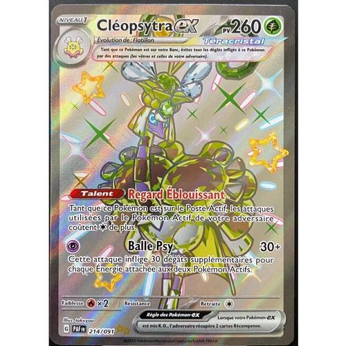 Pokemon Cleopsytra 214 / 091 Ex Full Art Shiny