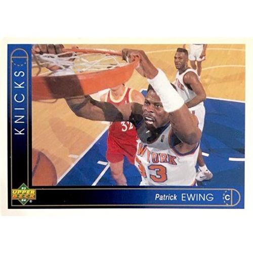 256 Patrick Ewing - New York Knicks - Carte Upper Deck Nba 1993