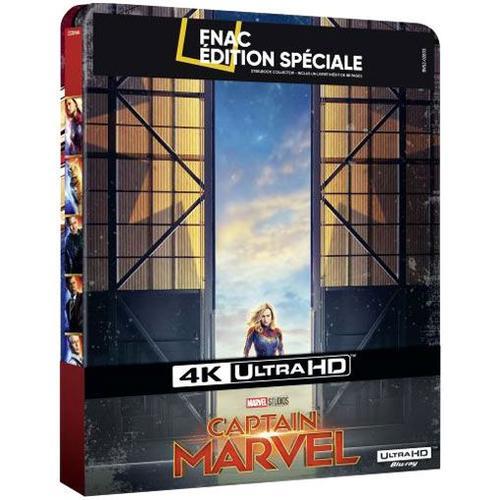 Captain Marvel Steelbook Edition Spéciale Fnac Blu-Ray 4k Ultra Hd