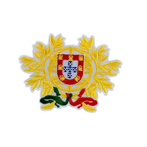 Patch Ecusson Brodé Thermocollant Drapeau Blason Armoirie Portugal Embleme