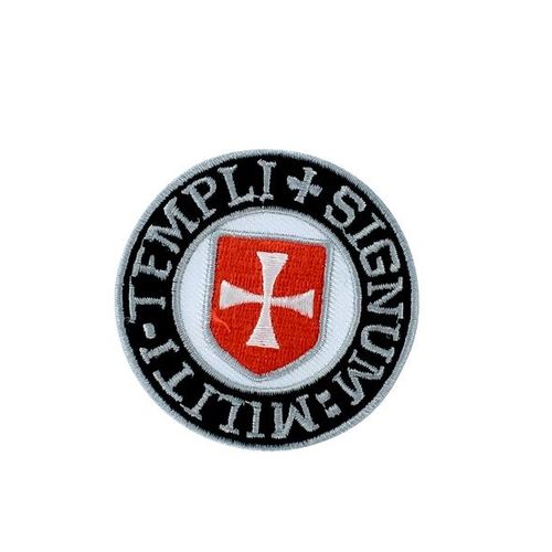Patch Ecusson Thermocollant Blason Templier Croisade Knights Templar Chevalier