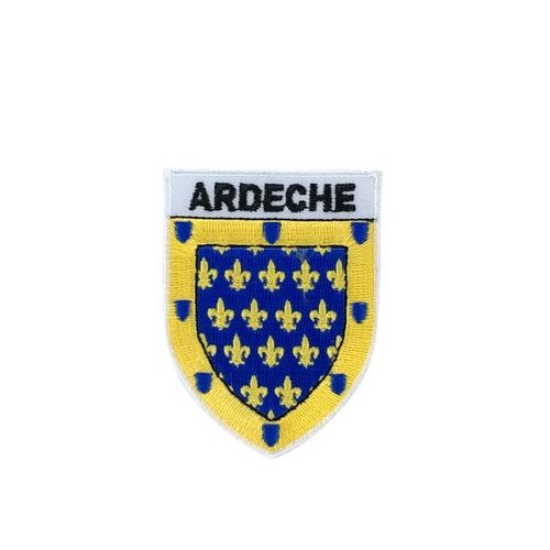 Patch Ecusson Brodé Thermocollant Drapeau Blason Armoirie Ardeche 07 Embleme