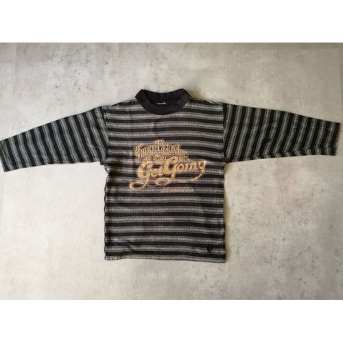 Top Manches Longues Noir Mixte 8 Ans