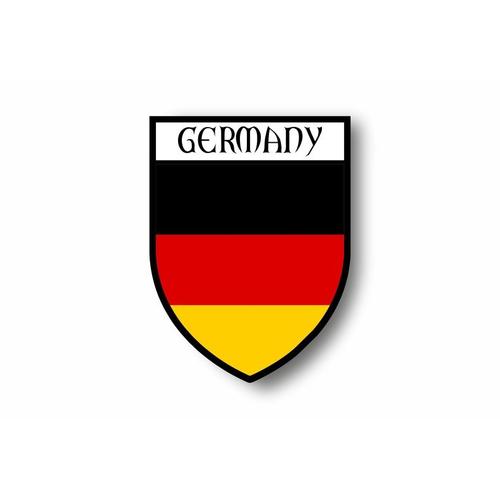 Autocollant Sticker Voiture Moto Blason Ville Drapeau Allemagne Allemand