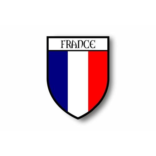 Autocollant Sticker Voiture Moto Blason Ville Drapeau France Francais