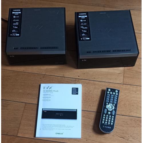 lot de 2 lecteurs multimédia DVICO TViX PVR M-6640N (sans DD) double tuner