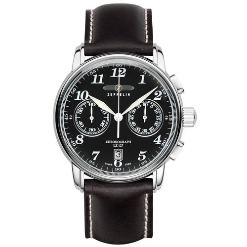 Homme Zeppelin Lz127 Graf Zeppelin Chronographe Montre 7678-2