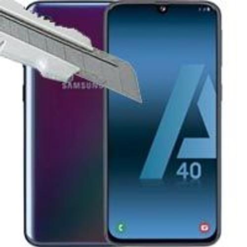 Film De Protection Pour Samsung Galaxy A40 (Verre Trempé) (A405)