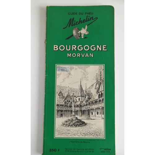 Guide Vert Michelin Bourgogne Morvan 1955