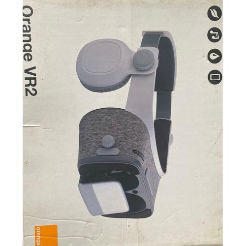 Vend Casque Orange VR2. Bon état. Pour jeux téléphone 3D