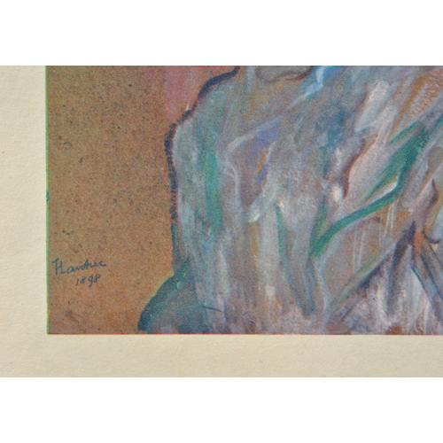 Henri De Toulouse Lautrec : La Sphynge, Gravure Signée