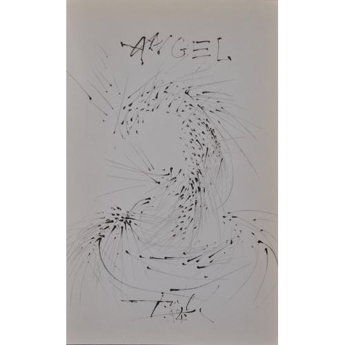 Salvador Dali : L'ange Surréaliste, Gravure Signée