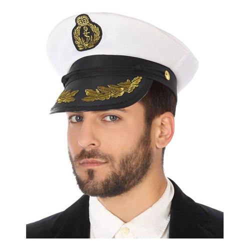 Casquette De Capitain De Bateau (Taille Unique Adulte)