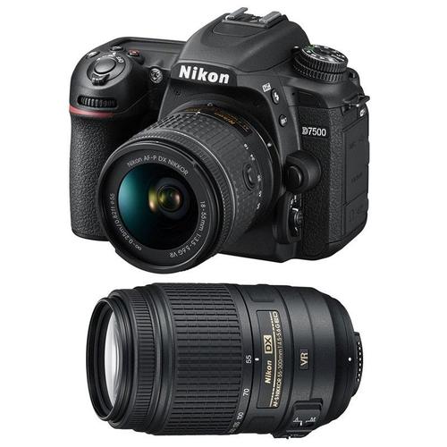 Nikon D7500 + AF-P DX NIKKOR 18-55 mm f/3.5-5.6G VR + AF-P DX 70-300 f/4,5-6,3 G ED VR