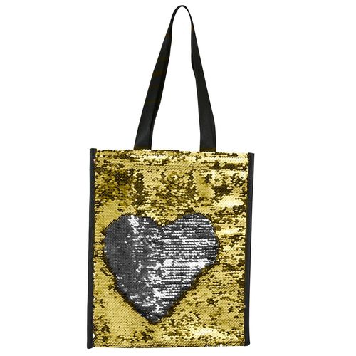 Lunch bag isolant avec paillettes Design - Doré