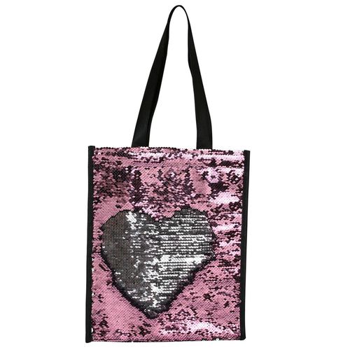 Lunch bag isolant avec paillettes Design - Rose