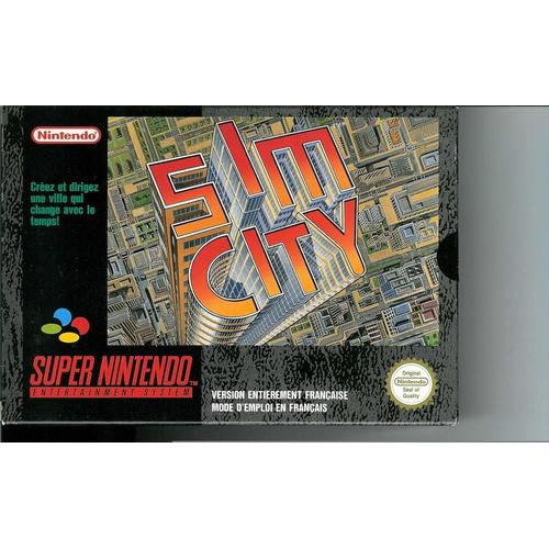 Sim City Snes Super Nintendo