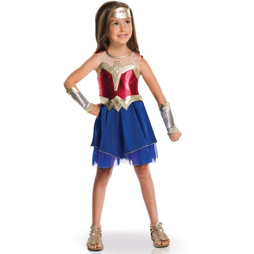 Déguisement Luxe Wonder Woman Dawn Of Justice Fille 9 À 10 Ans (129 À 140 Cm)