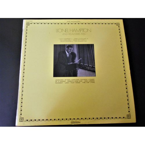 Disque 33 Tours Jazz Lionel Hampton And His Allstars 1956 - Année 1976