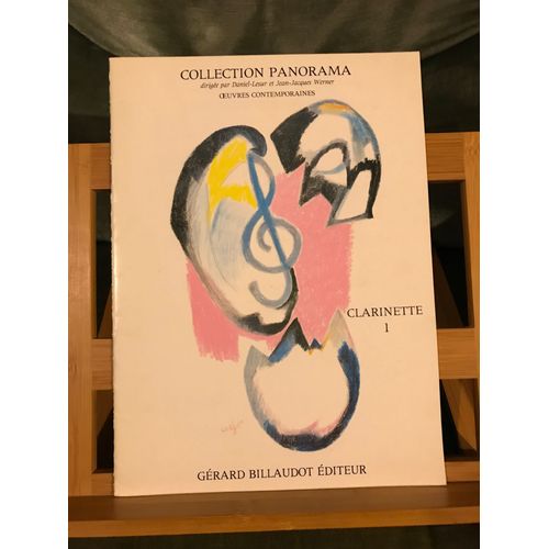 Recueil Pièces Pour Clarinette Collection Panorama Volume 1 Éditions Billaudot