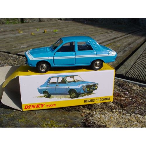 Dinky Toys Atlas Renault 12 Gordini N/B Ref 1424g-Dinky Toys