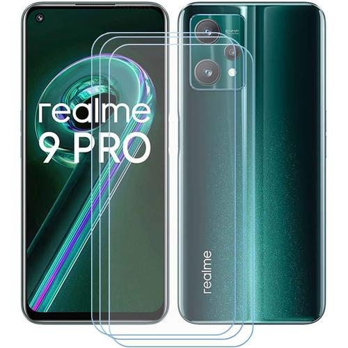 Verre Trempé Pour Oppo Realme 9 Pro 3 Pièces Sans Bulles Facile À Installer Film Protection Dureté 9h Ultra Résistant Anti Rayures Protecteur Écranpour 6.43