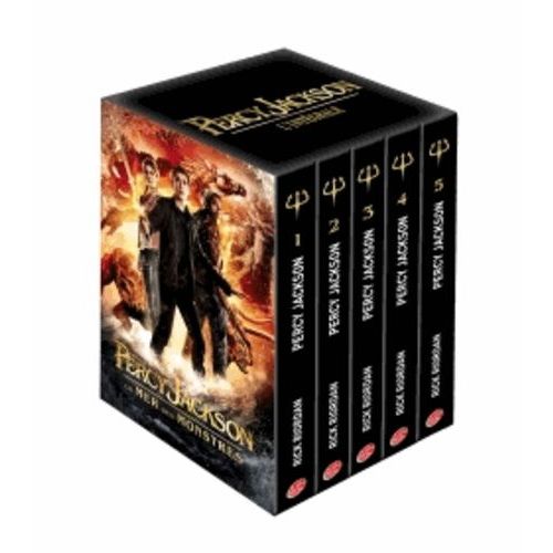 Percy Jackson Intégrale - Coffret En 5 Volumes - Tome 1, Le Voleur De Foudre - Tome 2, La Mer Des Monstres - Tome 3, Le Sort Du Titan - Tome 4, La Bataille Du Labyrinthe - Tome 5, Le Dernier...