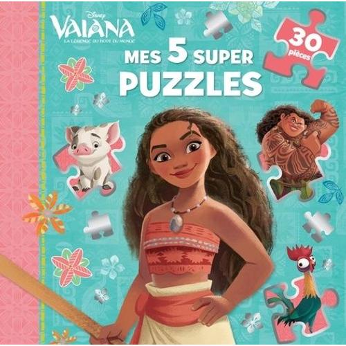 Vaiana - Mes 5 Super Puzzles (30 Pièces)