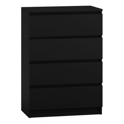 Commode Moderne Avec 4 Tiroirs Malwa M4 - Noir