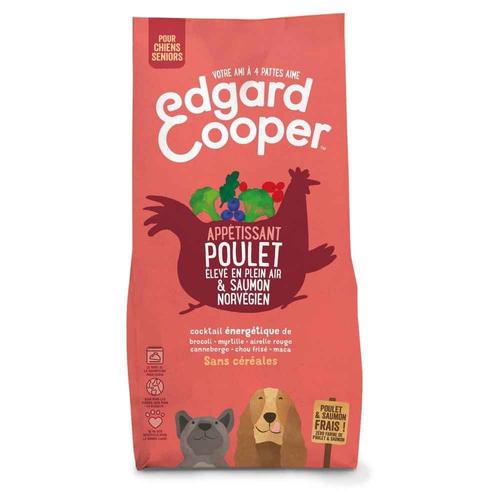 Edgard & Cooper - Croquettes Poulet Et Saumon Pour Chien Senior - 7kg