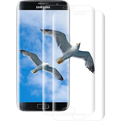 Lot De 2 Protecteur D'écran Pour Samsung Galaxy S7 Edge, Verre Trempé, Dureté 9h, Anti Rayures Sans Bulles, Protecteur D'écran Pour Samsung S7 Edge Transparent